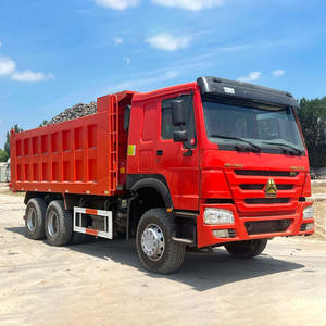 HOWO truk sampah bekas, truk pembuang 6x4 371HP daya kuat tugas berat - Product Image 5