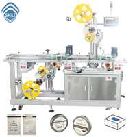Automatische boven- en onderkant etiketteermachine voor kartonnen dozen, trays, voedselverpakkingen, vis, vlees, fruit, groenten |   23 jaar fabriek