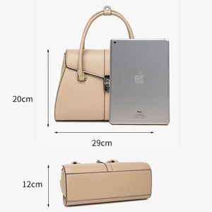 Sac à main pour femmes en cuir PU à carreaux géométriques tendance, bandoulière, sac fourre-tout, grande capacité, décontracté, quotidien, bureau, voyage, durable - Product Image 2