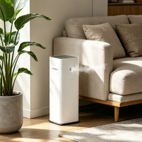Diffuseur d'aromathérapie métallique sans eau de luxe, sur pied, avec contrôle tactile et minuterie, pour hôtels, commerces, maisons et spas