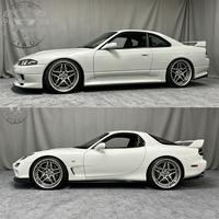 Rines Forjados Viaol de 2 Piezas, Diseño Cromado de Estrella con Borde Profundo, 17x8J 18x9/10J 5x114.3, Compatibles con Toyota Supra y Mitsubishi Lancer