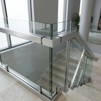 Raccord de tuyauterie en acier inoxydable à 90 degrés, coudé carré T-18, pour garde-corps en verre, escalier, balcon