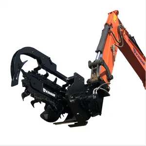 KINGER mini chain trencher excavator trencher chain for sale