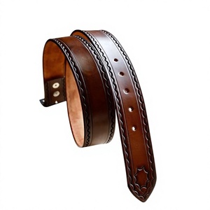 Ceintures en cuir véritable de couleur noire, qualité supérieure, ceintures formelles pour hommes, design personnalisable, ceinture écologique, boucle en métal - Product Image 5