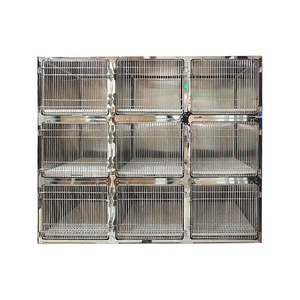 กรงกระต่ายสแตนเลส 304 แบบกำหนดเองได้ กรงสัตว์เลี้ยงแบบรวม กรงกระต่าย - Product Image 5