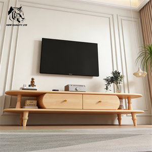 china supplier low cost customize in stock Modern Eco-Friendly <b>TV</b> <b>Sideboard</b> for Living Room Bedroom Newest Wood <b>TV</b> Cabinet - Product Image 2