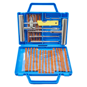 Kit de Reparación de Neumáticos para Auto, Bicicleta y Motocicleta, Herramientas de Reparación de Pinchazos sin Cámara, Fácil Operación, Ajuste Universal Resistente - Product Image 5