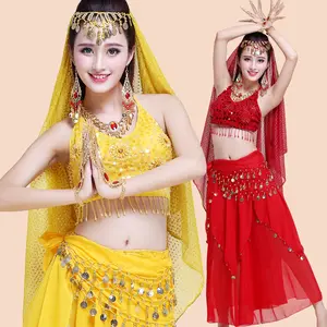 Belly dance suit practice clothes Indian dance costume stage performance dress adult female