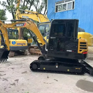 Efficient Heavy Construction Equipment sy 60 used excavators have a lot of inventory for sy in good condition