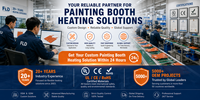 Chauffage en silicone pour cabine de peinture, pour applications industrielles de chauffage et anti-condensation