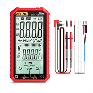 สำหรับ 620A หน้าจอ LCD มัลติมิเตอร์แบบดิจิตอล 6000 นับ 600V AC/DC 10A เครื่องทดสอบแรงดันไฟฟ้าความละเอียดสูงพร้อมเสียงเตือน - Product Image 1