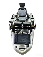 Stabilisateur de kayak en LLDPE - Flotteur d'équilibre à haute flottabilité avec rangement multifonctionnel et support - Capacité 1 personne - Écologique