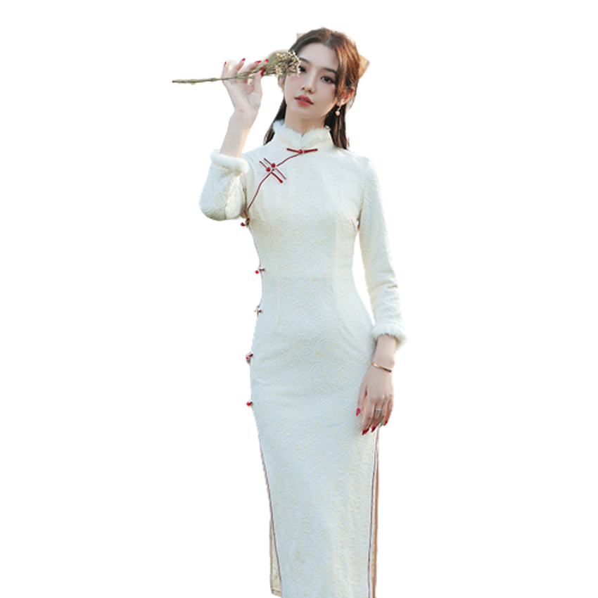 chinese dress for ladies New Luxurious Purple Satin Phoenix Long Cheongsam Qipao lcdress56 The short jacket has a crisp cut and smooth lines traditional chinese dress sold on