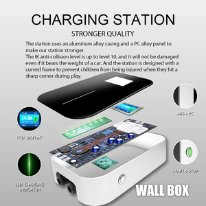 Estación de carga EVSE portátil de caja de pared para vehículo eléctrico SAE J1772 de 16A con nuevo cable tipo 1 y estándar de interfaz Tesla - Product Image 3