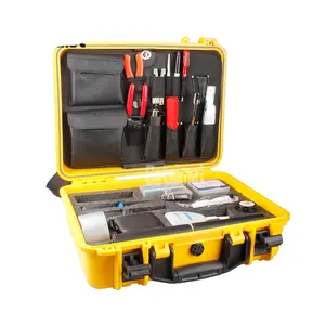 Kits d'outils à fibre optique, kits d'épissure avec compteur de puissance optique et VFL et couperet à Fiber