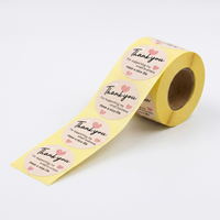 Étiquettes adhésives personnalisées avec logo privé, étiquettes en papier, étiquettes imprimées numériquement pour l'emballage des produits, étiquettes d'étanchéité pour l'emballage