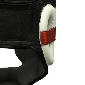 Protector de Cabeza de Artes Marciales de Cuero Personalizable con Cierre de Velcro, Marca FAHAD BOXING GEAR, Equipo de Protección Unisex para Adultos - Product Image 5