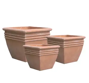 Wholesale Beautiful Ceramic Terracotta Flower Pot Indoor and Outdoor Home Decor and Garden Application