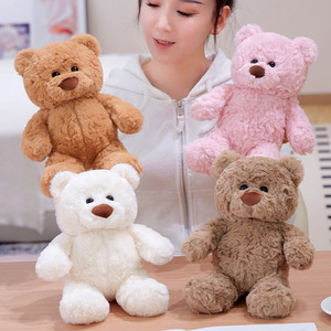 Customizable Soft Brushed Floral Teddy Bear Plush Toys with PP Cotton Filling Children's Birthday Gift Fluffy Dolls Pillow - Product Image 3