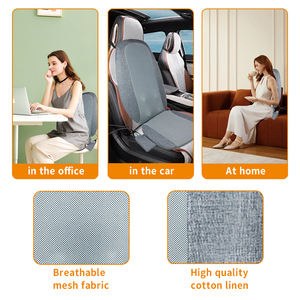 Máquina de cojín de asiento de masaje de cuello y espalda Shiatsu directa de fábrica amasado eléctrico con calentamiento por infrarrojos directamente de la fuente - Product Image 5