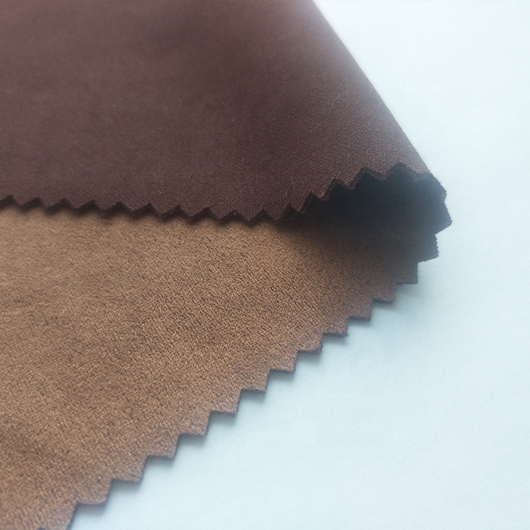 Fashion Designer 100% Polyester Synthetic Chamois Suede Fabric for Clothing