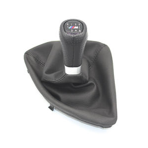 Poignée de levier de vitesse BMW en cuir, manuelle, 5 ou 6 vitesses, E87, avec cache anti-poussière, design ergonomique - Product Image 4