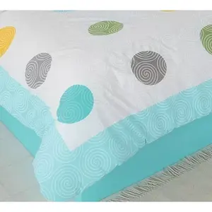 Juego de Funda de Edredón Mary Blue de 10 Piezas con Diseño de Puntos, Estilo Moderno para el Hogar - Product Image 6