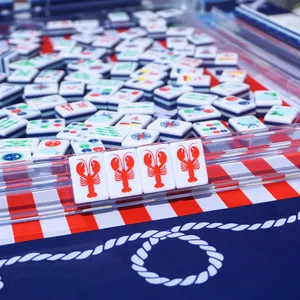 Jeu de tuiles de Mahjong Factory <span class=keywords><strong>Newport</strong></span>, thème Élégance Nautique, 4 couches, tuiles de Mahjong américaines - Product Image 4