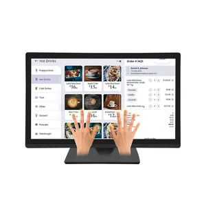 Cheap 19.5 Inch 21.5 Inch 23.6 Inch Wide Screen 1600*900 Capacitive Touch Screen Panel POS Monitor
