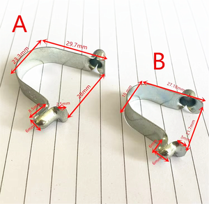 Trung Quốc Nhà Máy Thép U Hình Ống Nút Mùa Xuân Clip Đôi Nút Snap Nút Dây Giữ Lại Kẹp Tùy Chỉnh Cực Kết Nối - Product Image 5