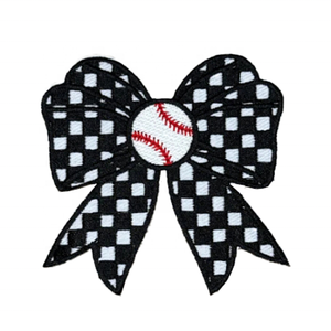 刺繍市松模様のソフトボール野球弓パッチトラック運転手の帽子ソフトボールサッカーバスケットボールサッカー野球鉄刺繍 - Product Image 3