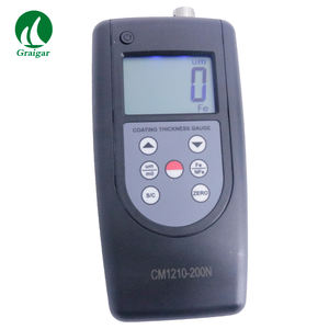 Pengukur ketebalan lapisan CM-1210-200N 0 hingga 200 Um 0 hingga 8 Mil induksi magnetik Digital genggam Probe F - Product Image 2