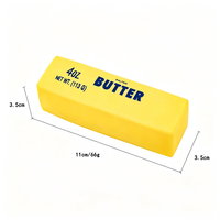 Jouet Squishy Beurre 4oz à Remontée Lente pour Enfants et Adultes, Jouet Squishy Beurre Fromage 4oz, Fidget Pad Beurre 4oz - Entrepôt USA