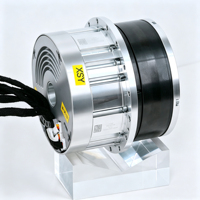 Actuador de articulación robótica de alto par 450 Nm, actuador de accionamiento armónico de 120 mm con doble codificador absoluto para piezas de robots cuadrúpedos y humanoides
