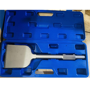 Ciseau plat à lame plate <span class=keywords><strong>Evain</strong></span> de qualité industrielle en acier 40Cr, 440 mm, 65A, pour la maçonnerie, le jardinage et l'aménagement paysager, le béton, les briques et le sable - Product Image 5