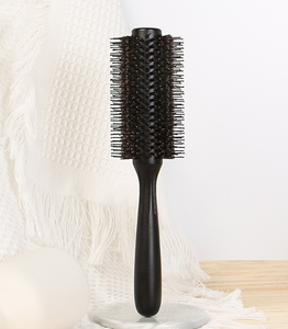 <span class=keywords><strong>Brosse</strong></span> à cheveux semi-ronde professionnelle en bois avec poils naturels de sanglier et de nylon pour le <span class=keywords><strong>brushing</strong></span> - Product Image 5