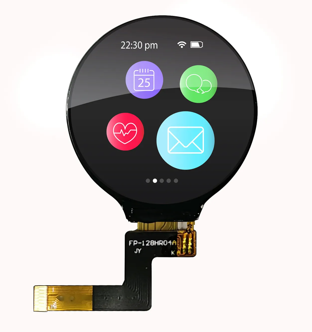 1,28 polegadas Round TFT Interface SPI de 4 fios Display TFT 240(RGB) x 240 Tela de exibição