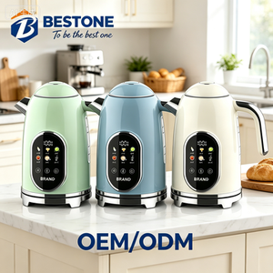 BESTONE Juego de Cafetera Eléctrica Retro, Tostadora y Hervidor, Electrodoméstico de Desayuno para Encimera, OEM ODM - Product Image 2