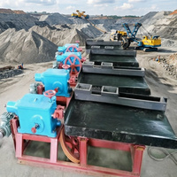 6S Vibrations-Schütteltisch Einfache Wartung Schwerkraft-Trennmaschine Komplettset für Mineralaufbereitungs-Produktionslinie