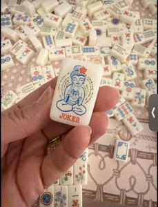 Ensemble de Mahjong de luxe en acrylique de haute qualité, style américain/<span class=keywords><strong>Florence</strong></span>, portable, pour quatre joueurs, divertissement - Product Image 3