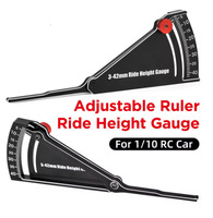 Jauge de hauteur au sol réglable facilement pour voiture RC 1/8 1/10, en métal, 3-45 mm, unisexe, pour jantes en métal, caoutchouc et plastique, inclinaison de roue, RC Trex 450