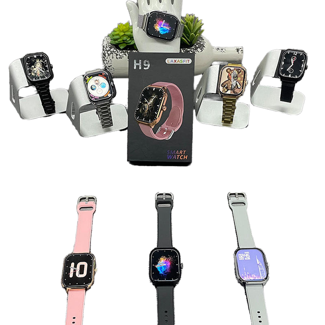 H9promax Large Screen Smart Watch New TFT for Call Game Remote Control Android System Multilingual Silicone Band Magnetic
