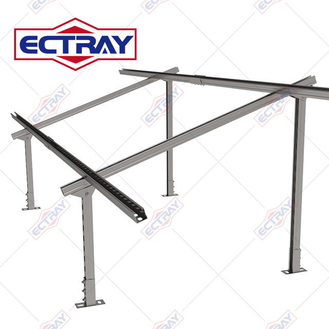Solar Rack Frame Steel Channel Zinc Aluminum Magnesium Solar Panel Bracket Solar Panel Mounting System Slotted Steel C Channel