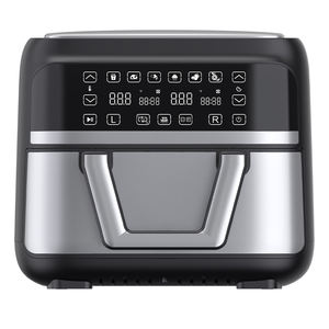 หม้อทอดไฟฟ้ากำลังสูง9L 8L,หม้อทอดไร้น้ำมันระบบไฟฟ้าตะกร้าคู่พร้อมการควบคุมอุณหภูมิหม้อทอดไฟฟ้าระบบดิจิตัลหม้อทอดลมร้อน - Product Image 6