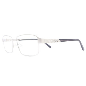 Lunettes de lecture progressives à monture métallique intégrale, anti-lumière bleue, verres transparents, fines, unisexes, pour utilisation sur ordinateur - Product Image 1