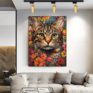 Animal Diamond Painting Chinese Li Hua Cat Dragon Li DIY Custom Diamond Painting AB Drill Rhinestone Picture <strong>Wall</strong> <strong>Art</strong> - Product Image 2