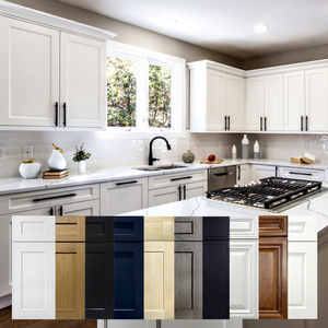American <b>Large</b>-Scale Commercial Projects Wooden Kitchen Cabinet Supplier Wholesale Durable Ready To Assemble Kitchen Cabinets - Product Image 1