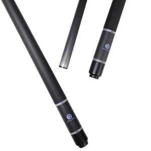Queue de billard Hi-Tech en fibre de carbone, 2 sections, noire, pour coup de break, durable - Product Image 5