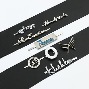 Vòng Tên Tấm Thương Hiệu Sang Trọng Treo Đinh Tán Tim Tag Cho Ví Thời Trang Khắc Tác Phẩm Nghệ Thuật Kim Loại Nhãn - Product Image 4