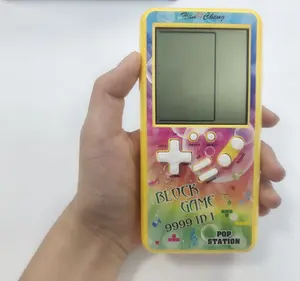 Console de jeu Tetris nostalgique classique pour enfants, jouets éducatifs commerce extérieur grand écran